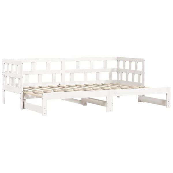 The Living Store Dagbädd med extrasäng 80x200 cm massiv furu -  Sängar & sängramar