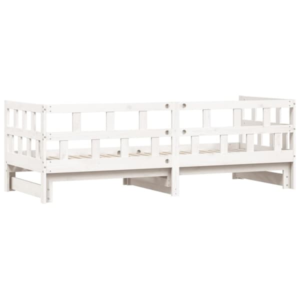 The Living Store Dagbädd med extrasäng 80x200 cm massiv furu -  Sängar & sängramar