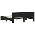 Miniatyrbillede 8 af 11: The Living Store sengeramme med sengegavl 180x200 cm sort -  Senge & sengeramme