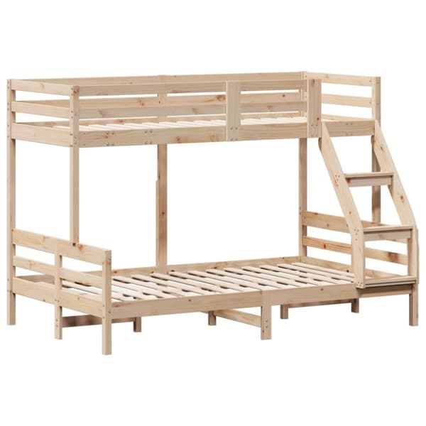 The Living Store Våningssäng 90x200/120x200 cm massiv furu -  Sängar & sängramar