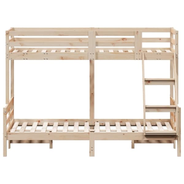 The Living Store Våningssäng 90x200/120x200 cm massiv furu -  Sängar & sängramar