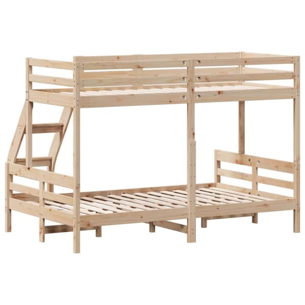 The Living Store Våningssäng 90x200/120x200 cm massiv furu -  Sängar & sängramar