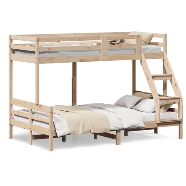 The Living Store Våningssäng 90x200/120x200 cm massiv furu -  Sängar & sängramar