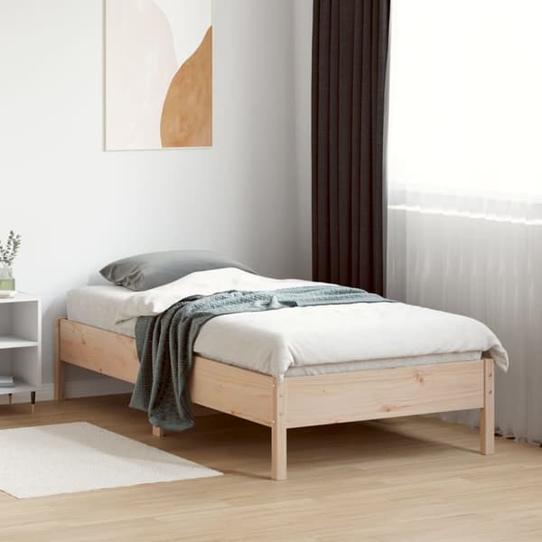 The Living Store Sängynrunko 75x190 cm täysi mänty - Sängyt & sängynrungot