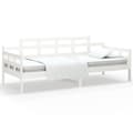 Miniatyrbillede 3 af 10: The Living Store daybed massivt fyrretræ hvid 90x190 cm -  Senge & sengeramme