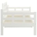 Miniatyrbillede 7 af 10: The Living Store daybed massivt fyrretræ hvid 90x190 cm -  Senge & sengeramme