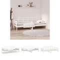 Miniatyrbillede 1 af 10: The Living Store daybed massivt fyrretræ hvid 90x190 cm -  Senge & sengeramme