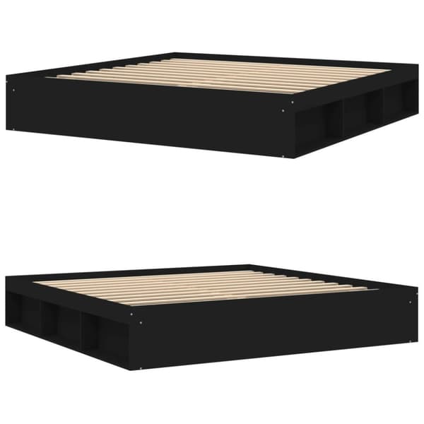 The Living Store sengeramme 200x200 cm sort -  Senge & sengeramme