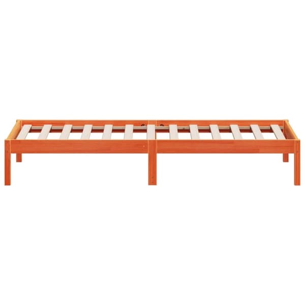 The Living Store Dagbädd vaxad brun 90x200 cm massiv furu -  Sängar & sängramar