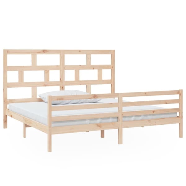 Senge & sengeramme - Living sengeramme 200x200 cm massivt fyrretræ