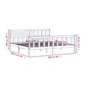 Miniatyrbillede 11 af 11: Senge & sengeramme - Living sengeramme 200x200 cm massivt træ sort