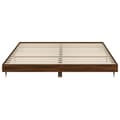 Miniatyrbillede 7 af 10: Senge & sengeramme - Living sengeramme 200x200 cm konstrueret træ brun eg