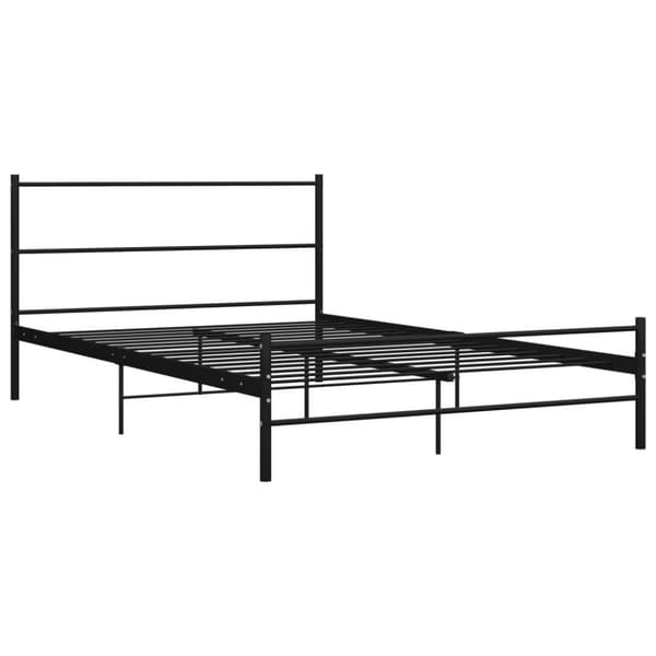 Senge & sengeramme - Living sengestel 120 x 200 cm metal sort