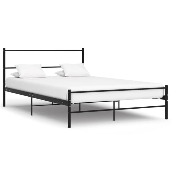 Senge & sengeramme - Living sengestel 120 x 200 cm metal sort