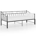 Pikkukuva 4 / 11: Sängyt & sängynrungot - Living Vuodesohvan runko musta metalli 90x200 cm
