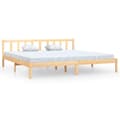 Miniatyrbillede 3 af 10: Senge & sengeramme - Living sengeramme 200x200 cm massivt fyrretræ