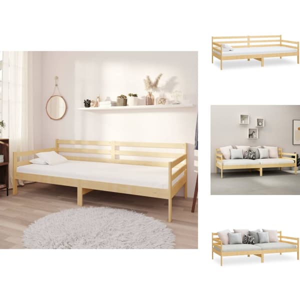 Senge & sengeramme - Living daybed 90x200 cm massivt fyrretræ