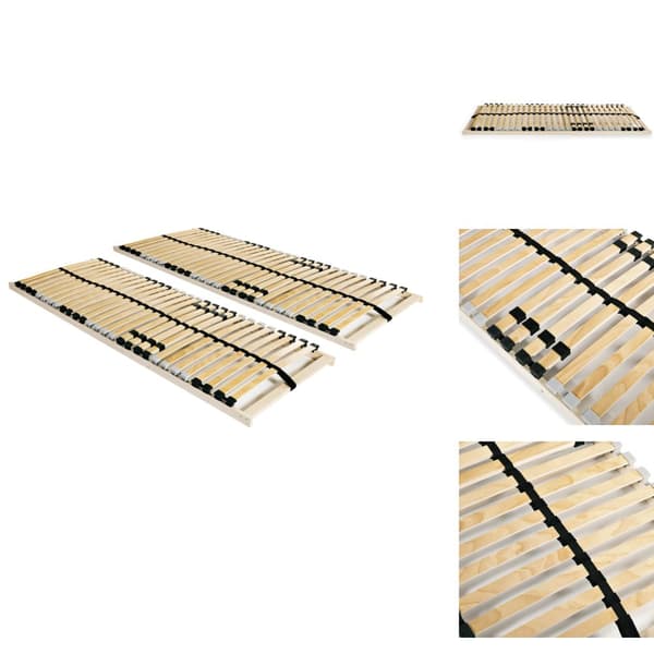 Sängyt & sängynrungot - Living Sängyn sälepohjat 2 kpl 28 säleellä 7 vyöhykettä 90x200 cm