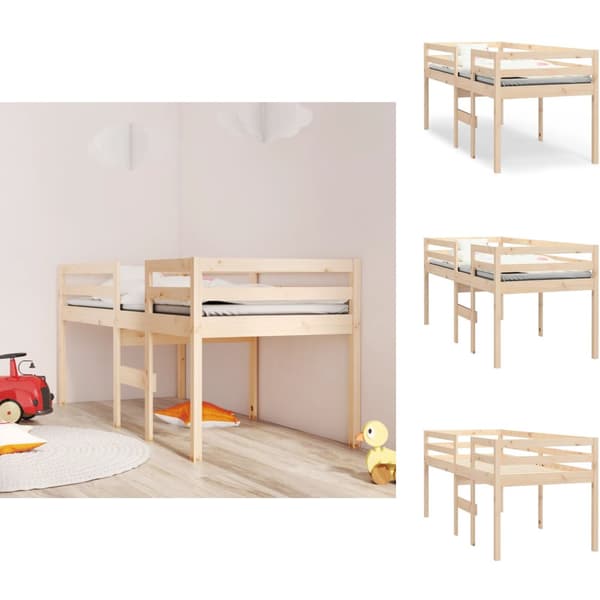Sängyt & sängynrungot - Living Korotettu sänky 90x190 cm täysi mänty