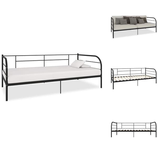 Senge & sengeramme - Living stel til daybed 90x200 cm metal sort