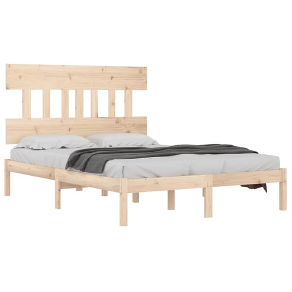 Senge & sengeramme - Living sengeramme 140x190 cm massivt træ