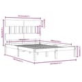 Miniatyrbillede 7 af 7: Senge & sengeramme - Living sengeramme 140x190 cm massivt træ