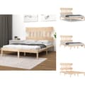 Miniatyrbillede 1 af 7: Senge & sengeramme - Living sengeramme 140x190 cm massivt træ