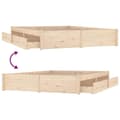 Miniatyrbillede 7 af 11: Senge & sengeramme - Living sengeramme med skuffer 160x200 cm