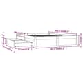 Miniatyrbillede 11 af 11: Senge & sengeramme - Living sengeramme med skuffer 160x200 cm