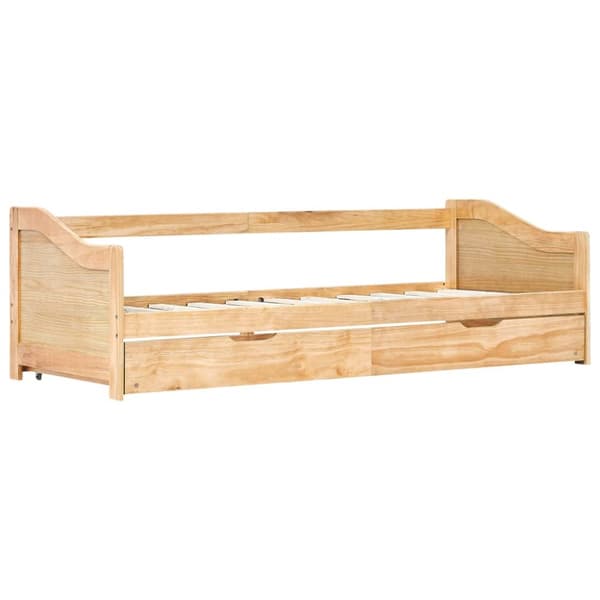 Senge & sengeramme - Living sengstel udtræksseng 90 x 200 cm fyrretræ