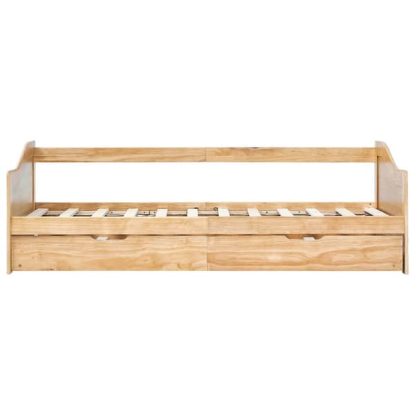 Senge & sengeramme - Living sengstel udtræksseng 90 x 200 cm fyrretræ