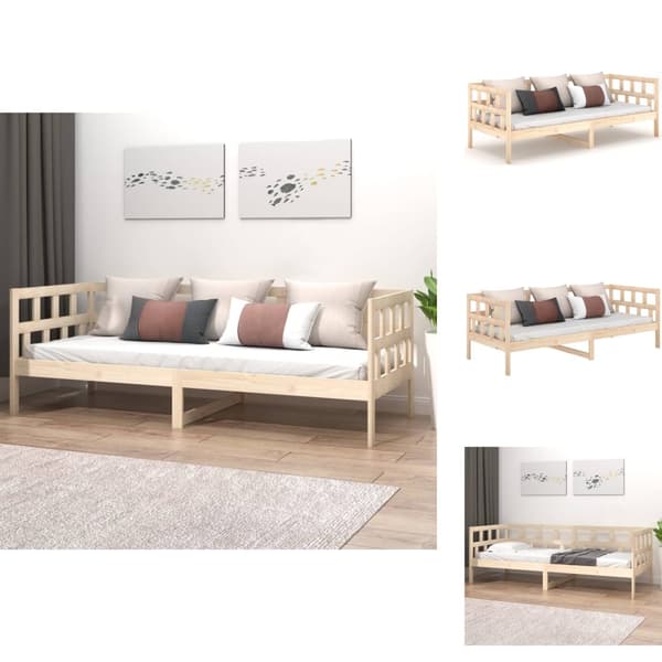 Sängar & sängramar - Living Dagbädd 80x200 cm massiv furu