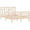 Miniatyrbillede 6 af 11: Senge & sengeramme - Living sengeramme med sengegavl 140x200 cm massivt træ hvid