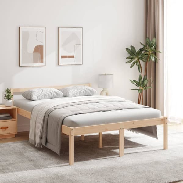 Senge & sengeramme - Living seniorseng 140x190 cm massivt fyrretræ