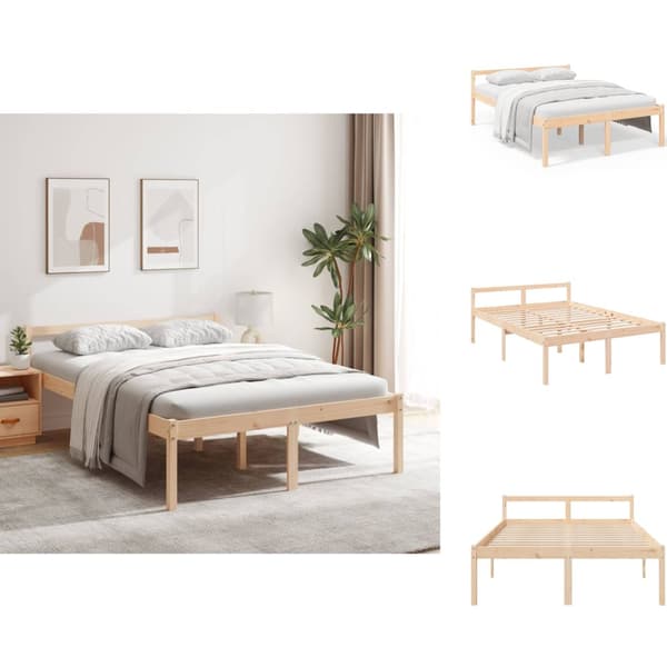 Senge & sengeramme - Living seniorseng 140x190 cm massivt fyrretræ
