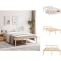 Miniatyrbillede 1 af 11: Senge & sengeramme - Living seniorseng 140x190 cm massivt fyrretræ