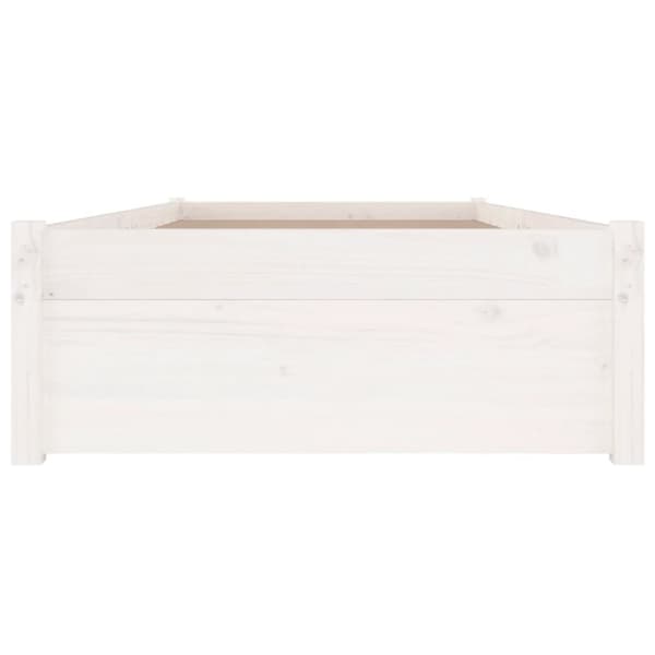 Sängar & sängramar - Living Sängram med lådor vit 90x200 cm