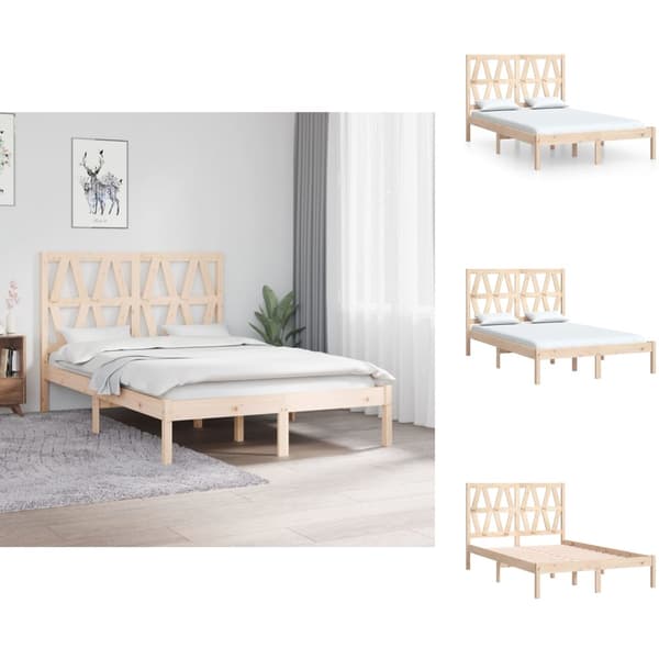Senge & sengeramme - Living sengeramme 120x190 cm massivt fyrretræ