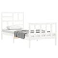 Miniatyrbillede 5 af 11: Senge & sengeramme - Living sengeramme med sengegavl 90x200 cm massivt træ hvid