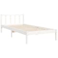 Miniatyrbillede 10 af 11: Senge & sengeramme - Living sengeramme med sengegavl 90x200 cm massivt træ hvid