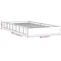 Miniatyrbillede 9 af 9: Senge & sengeramme - Living sengeramme 90x200 cm massivt træ hvid