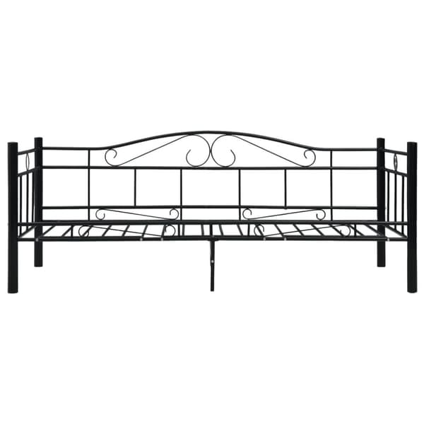 Sängar & sängramar - Living Ram till dagbädd svart metall 90x200 cm