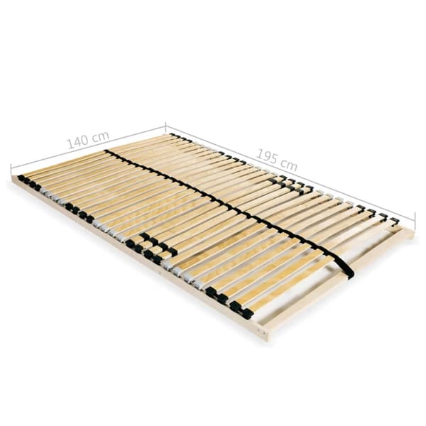 Senge & sengeramme - Living lamelbund til seng med 28 lameller 7 zoner 140 x 200 cm