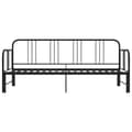 Pikkukuva 4 / 11: Sängyt & sängynrungot - Living Vuodesohvan runko musta metalli 90x200 cm