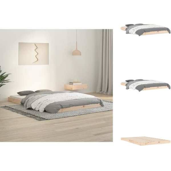 Senge & sengeramme - Living sengeramme 120x190 cm massivt fyrretræ