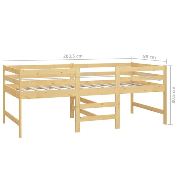 Senge & sengeramme - Living sengeramme 90x200 cm massivt fyrretræ