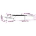 Miniatyrbillede 11 af 11: Senge & sengeramme - Living sengeramme med skuffer 140x200 cm