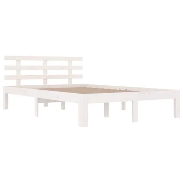 Senge & sengeramme - Living sengeramme 140x200 cm massivt træ hvid