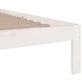 Miniatyrbillede 7 af 9: Senge & sengeramme - Living sengeramme 140x200 cm massivt træ hvid