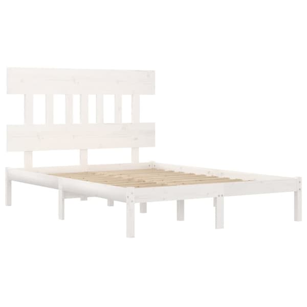 Senge & sengeramme - Living sengeramme 120x190 cm Small Double massivt træ hvid
